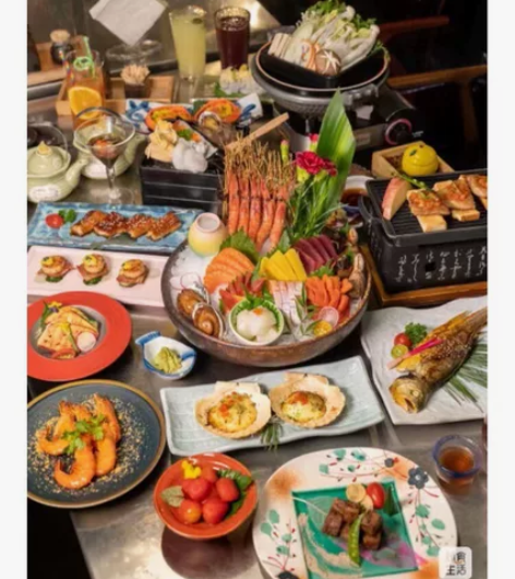 厦门江左尚白，湖里银泰店 自助晚餐228元...