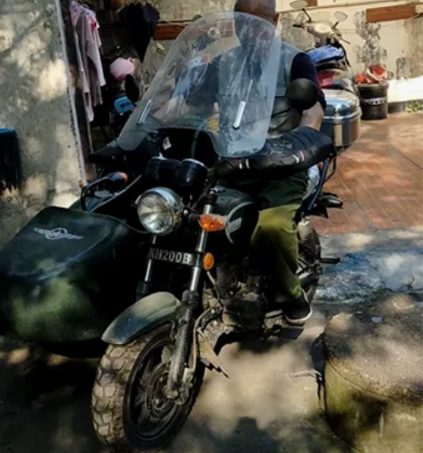 国四200CC侉子 偏三轮侧三轮复古狒狒款...