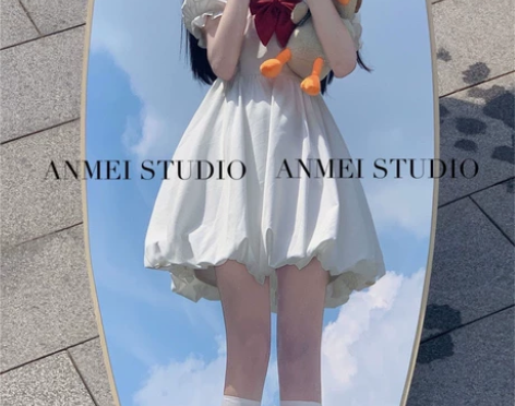 日系甜美软妹连衣裙 定制迪士尼蓬蓬裙 全新...