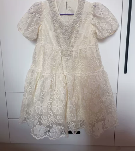 刺绣蕾丝重工款蛋糕裙 买了170当时没试结...