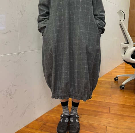 连身花苞裙, 香港D-mop购入,打折凑单...