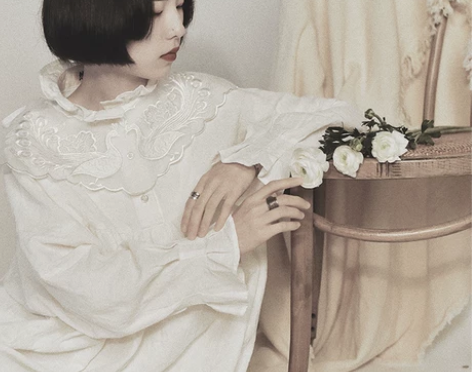 ?童梦小白裙 日系春装长袖白色连衣裙长款娃...