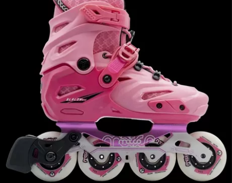 米高MC7儿童轮滑鞋初学专业花式溜冰鞋平花...