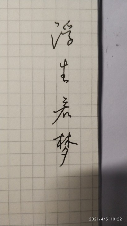 学的王正良行书