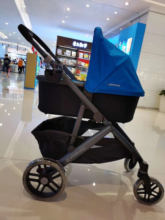 uppbaby婴儿车,睡篮+坐篮,全新未使...