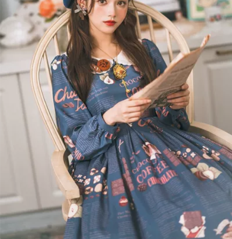 圆点点小姐姐Lolita 巧克力周报 OP...