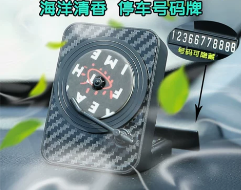 2021新款太阳能复古唱片机车内飞机