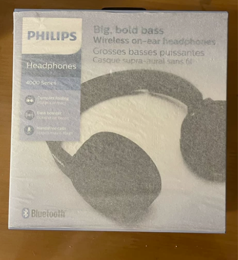 飞利浦耳机TAH-4205 黑色 全新 感...