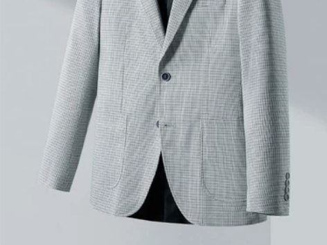 秋季经典修身格纹休闲西服格子西服男士西服休...