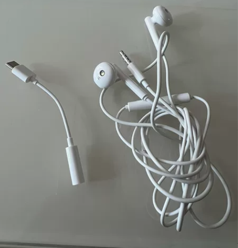 华为3.5mm有线耳机,加一个C口转接头,...