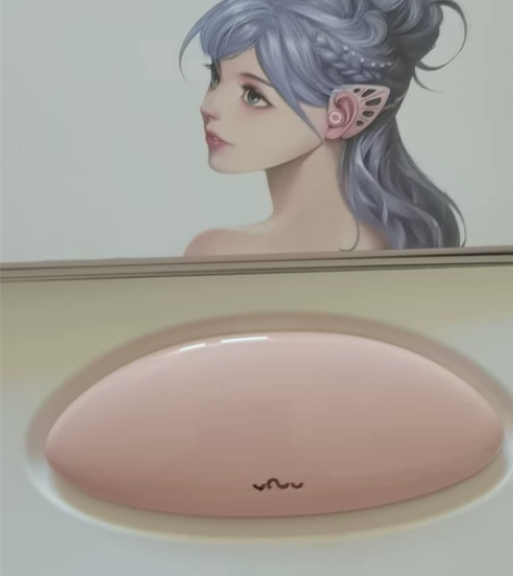 妖舞精灵耳机 粉色 配件齐全 带线 包装盒...