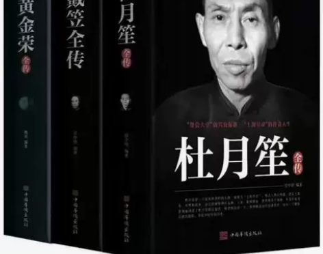 杜月笙全传传戴笠黄金荣民国历史人物黑道小说...