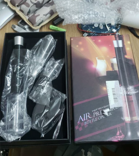 红酒开瓶器家用气压式抖音同款套装 葡萄酒四...