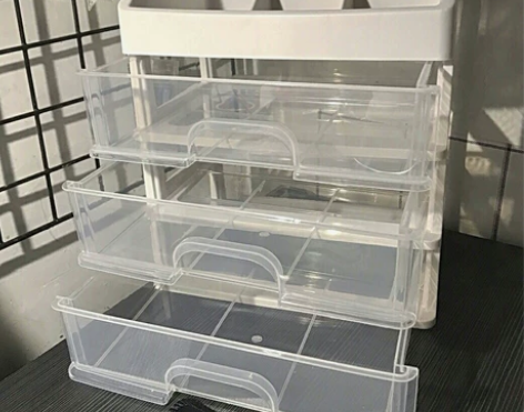 店倒了，四层收纳盒13.7元包邮  抽屉式...