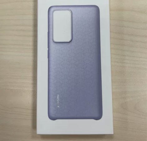 小米12 pro 原装素皮保护壳 紫色 紫...