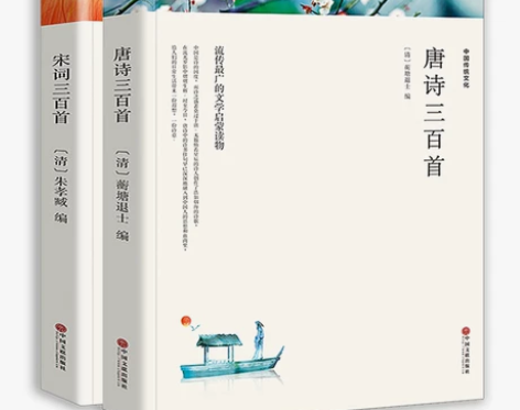 唐诗三百首 宋词三百首 正版全集完整版无删...
