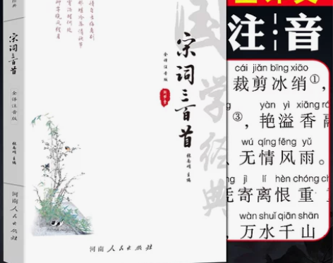 唐诗宋词三百(原文+译文+注释+注音)正版...