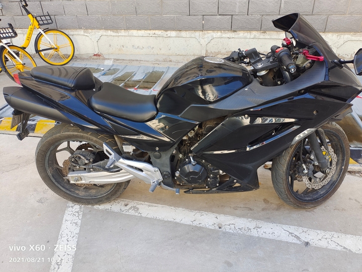 国产H2 双杠水冷 400cc 电瓶 脚踏...