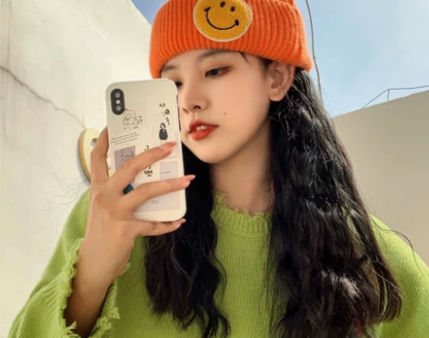 【年终盛典】韩国笑脸圆顶流氓帽子女潮冷帽雅...