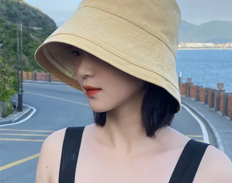 全新渔夫帽女帽子防晒冬季遮阳遮脸百搭水桶帽...