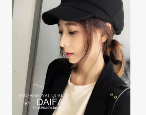 贝雷帽女秋冬韩版英伦八角帽潮日系画家帽南瓜...