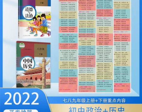 中考开卷考试目录标签初中道德与法治历史速查...