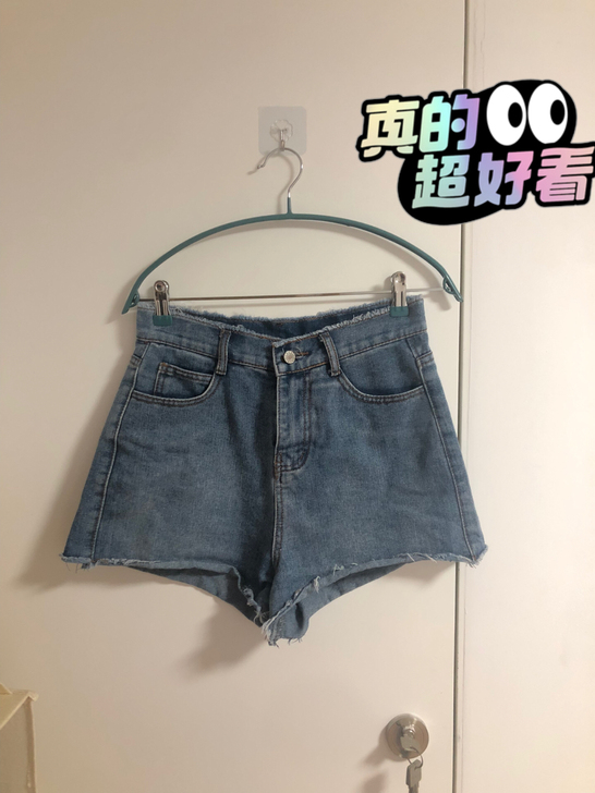 牛仔短裤，我超级爱，尺码适合平时穿27～2...