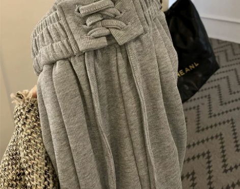 冬季加绒阔腿裤 码数m到2xl