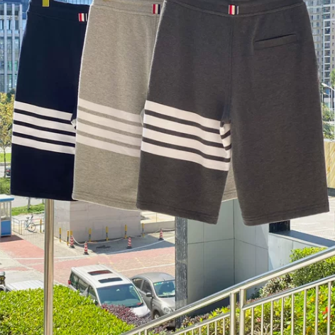 短裤五分裤潮牌TB THOM纯棉短裤休闲运...