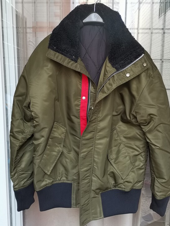 男士棉服飞行版型