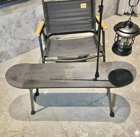 【闲鱼最便宜手工黑化滑板露营桌】非雪峰，露...