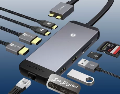 亚马逊大牌iVANKY 9合2 双C接口拓...