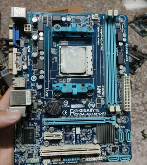 技嘉GA-A55M-DS2 A55主板+ ...