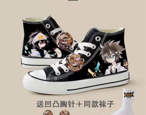 回力帆布鞋 休闲布鞋卡通凹凸世界安迷修周边...