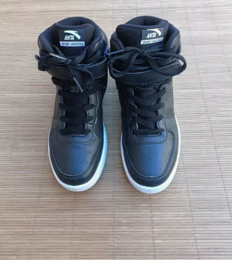 二手安踏38码，女士高帮运动鞋 鞋子保证正...