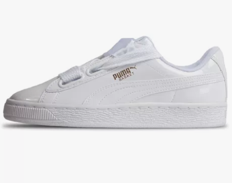 彪马Puma蕾哈娜女鞋蝴蝶节白丝带小白鞋皮...