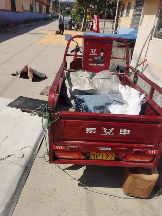 宗申牌汽油三轮摩托车，2019年7月家里老...