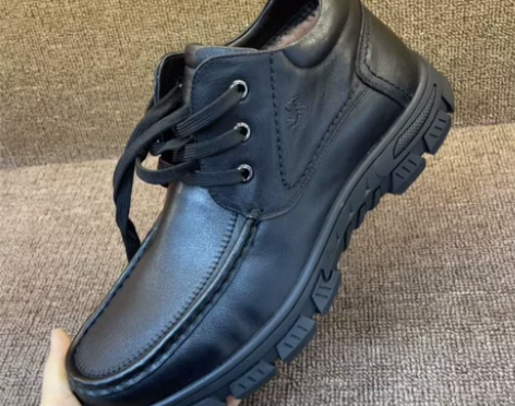 骆驼 皮毛一体 头层牛皮/内里真羊毛上脚舒...