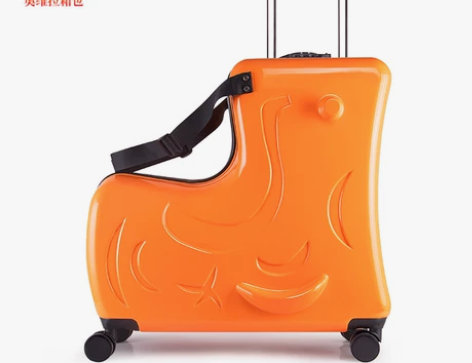 奥维拉儿童行李箱可坐骑拉杆箱万向轮24寸宝...