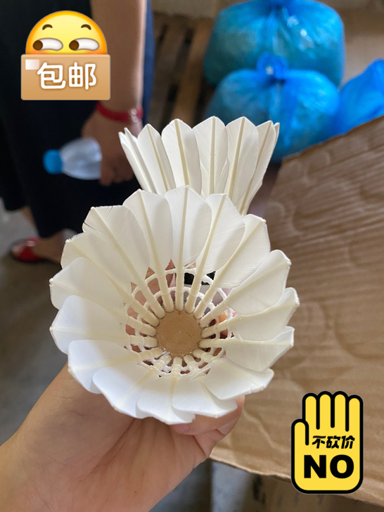 全新12支装鸭毛羽毛球
