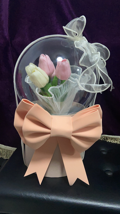 郁金香抱抱桶  已经组装好 本来打算教师节...