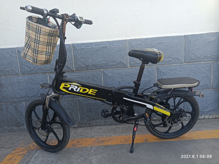 电动自行车，可折叠，锂电池不行了，需要配个...