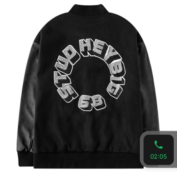 出棒球外套xl宽松的