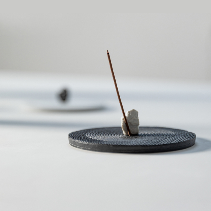 器曰线香插日式藏香禅意香座