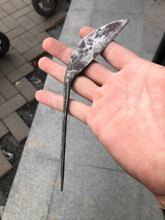 清代老文房宣纸裁纸刀一个,包老的东西,尺寸...