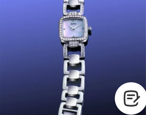 专柜正品镶钻手表钢带 欧美时尚方形搭扣女手...