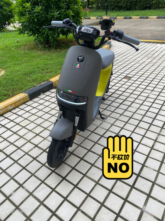 九号A30C，加了手机支架 官方脚垫 前脚...