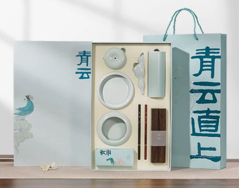 青云笔墨纸砚文房四宝  原价170，只用过...
