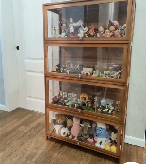 【清仓捡漏】三面透明手办展示柜模型玩具透明...