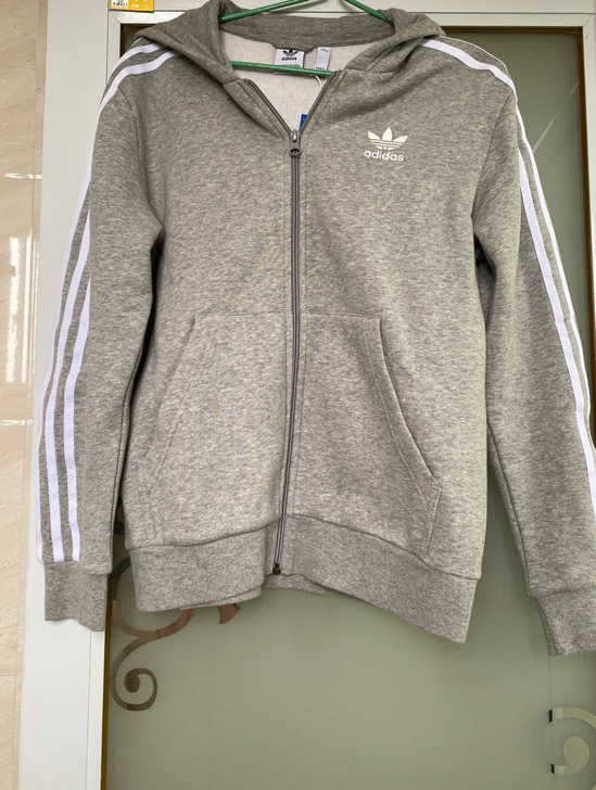 正品全新adidas阿迪达斯加薄绒外套